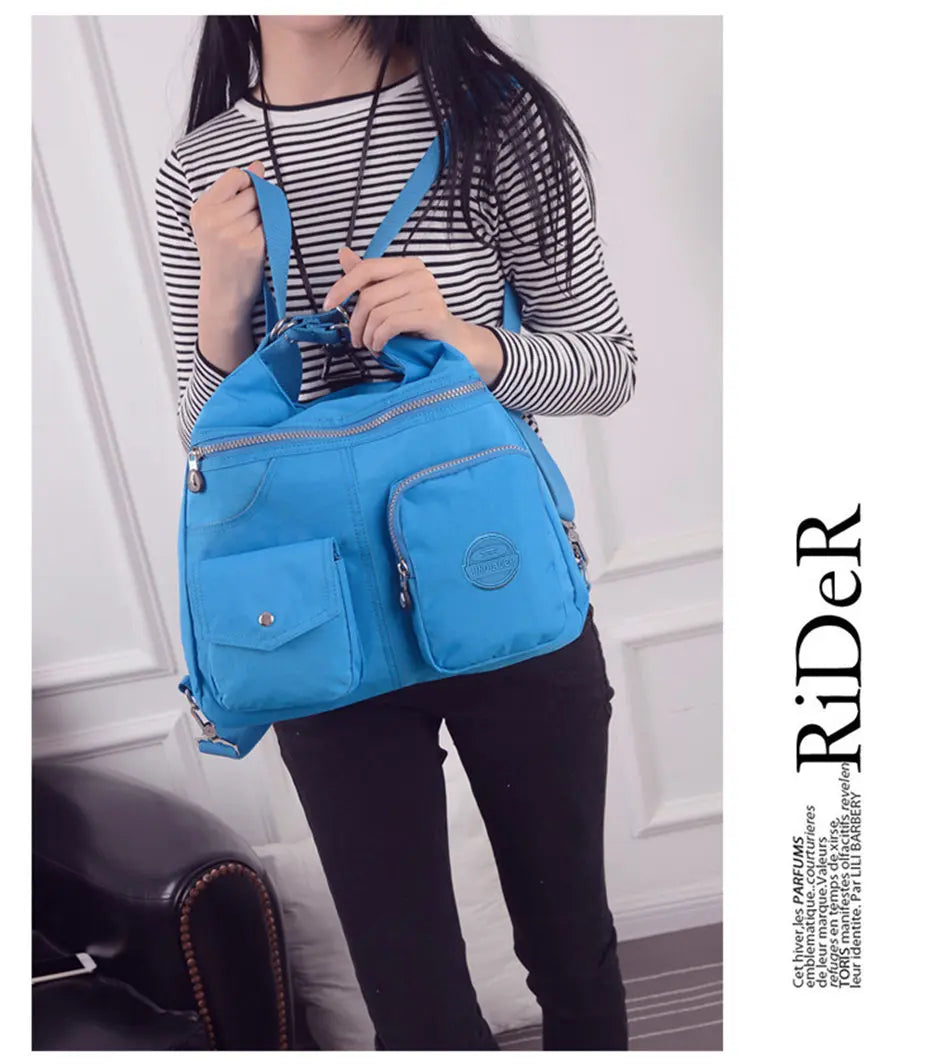 Luxury Handbags Women Bags Designer Waterproof Nylon Cloth Crossbody Bags for Women 2024 Large Capacity Lady Shoulder Bag Tote