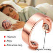 Anti Snoring Apnea Sleeping Device Acupressure Anti Snoring Ring Reflexology Treatment Promoting Better Sleep Quality 