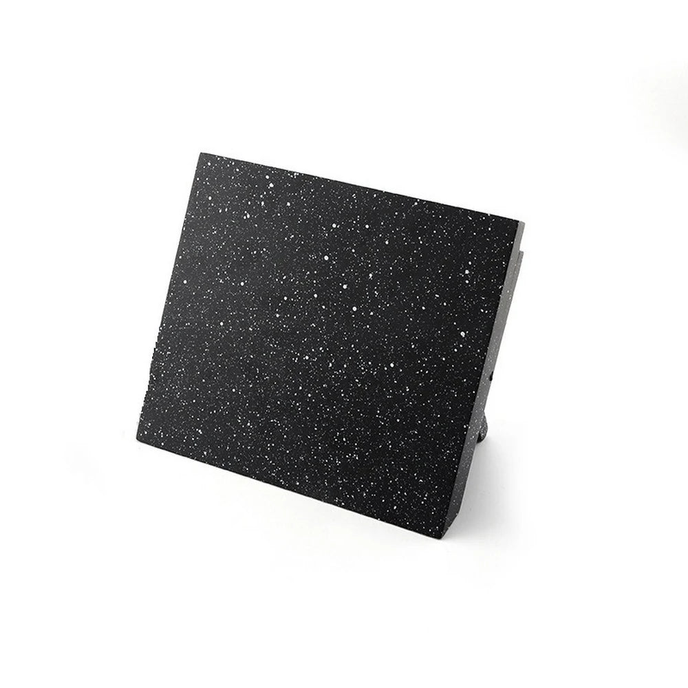 1PCS MDF+Magnetic Knife Holder Stand Nice Knife Block Knife Bar Household Kitchen Knives Accessories Black/Snowflake Color Style