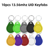 125KHz 13.56MHz RFID Copier Duplicator Reader Writer USB NFC Programmer Smart 10 Frequency Key Fob Card Reader UID Decoder 