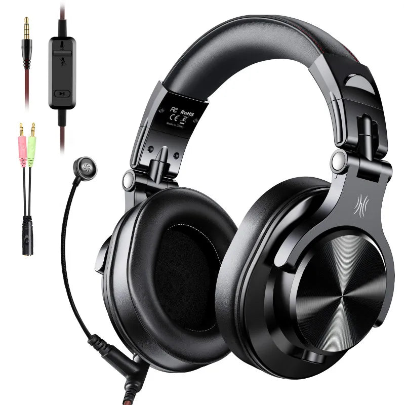 Oneodio A71 Wired Over Ear HiFi Headphones With Mic Studio DJ Headphone Professional Monitor Recording Mixing Headset For Gaming