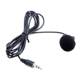 Podofo 3.5mm Universal Portable Mini Mic Microphone Hands Free Clip on Microphone Mini Audio Mic For Car Radio Loud Speaker