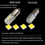 2PCS  BA9S T4W LED Car light bulb T2W T3W H5W interior Car LED License Plate light DC12V 12913 12910 12929 BA9 57 756 1816  1891