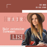 34inches Synthetic Ponytail Hair Extension Clip in Fake Wig Hairpiece Blonde Wrap Around Pigtail Long Smooth Overhead Pony Tail