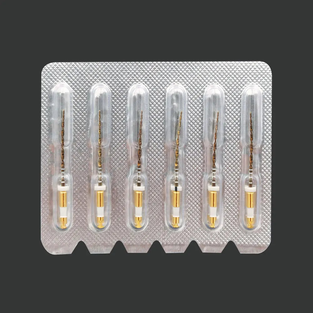 Dental Wave Gold One Files 6pcs/pack Reciprocational Large Primary Files Rotary Dental Endo NITI Files Endodontic Dental Files