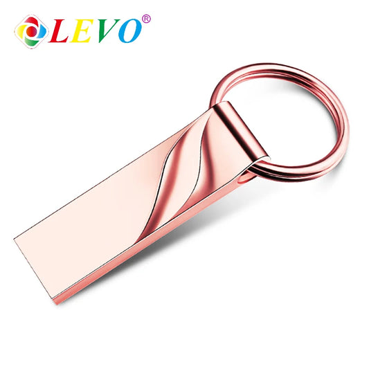 Memoria USB de metal de 4 GB, 8 GB, 16 GB, 32 GB, 64 GB y 128 GB. Memoria USB 2.0. Regalos creativos.