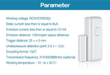 PGST Window Door Sensor for 433MHz Alarm System PG103 Wireless Home Alarm App Notification Alerts