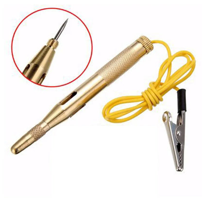 DC 6V 12V 24V Car Motorcycle Circuit Voltage Tester fuses Test Pen Automotive Circuit Tester Detector Cable and Clip
