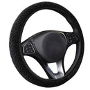 Universal 37-39cm Pink Steering Wheel Cover Warm Plush Steering Wheel Cover For Winter Anti-slip Car Accessories Interior Parts