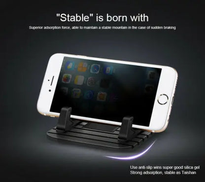 Anti-slip Car Silicone Holder Mat Pad Dashboard Stand Mount For Phone GPS Bracket For iPhone Samsung Xiaomi Huawei Universal