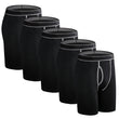 5Pcs Set Long Boxer Men Underwear Male Underpants Panties Sexy Clavin Underware Calzones BoxerShorts Boxer Shorts Homme Trunk