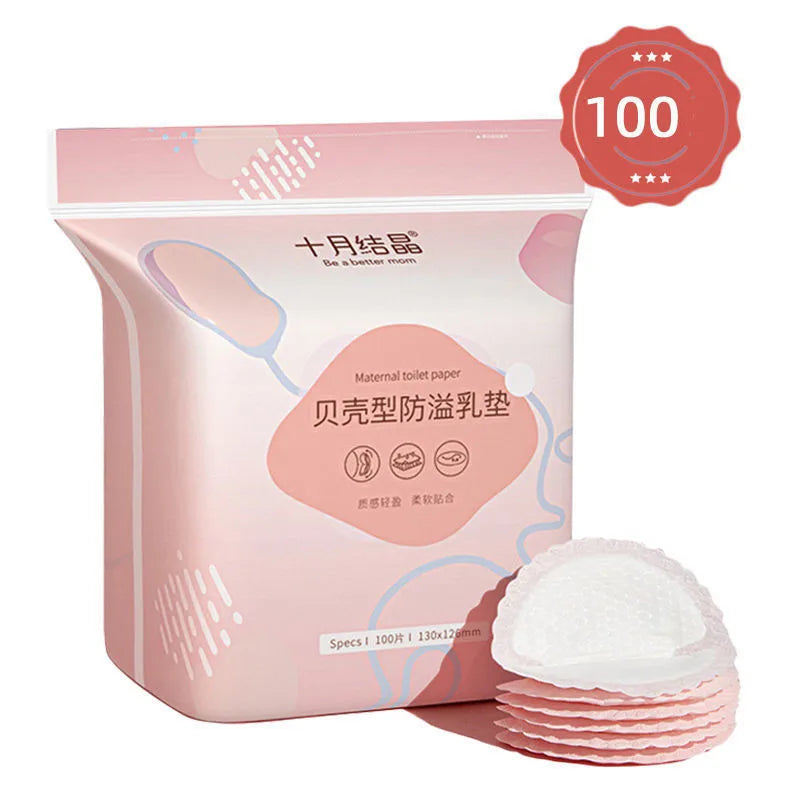 30/100 pieces of disposable anti-overflow breast pads, breast pads for mother feeding and nursing, leak-proof design
