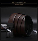 Men Belt Business Dress Belts for Men  Genuine Leather Belt Reversible Buckle Brown and Black Fashion Work Casual HQ111