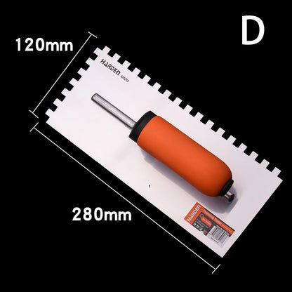 6/7/8 inch Construction Tools Putty Knife Brick Trowel Laying Carbon Steel Blade Pointing Plaster Tool Carbon Steel For Tiling