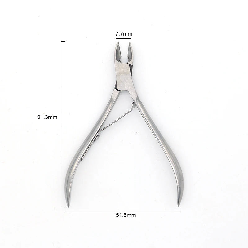 Nail Manicure Scissors Cuticle Cutter Nails Cuticle Nippers Dead Skin Remover Pedicure Stainless Steel Cutters Tools