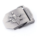 Men's & women's belt buckle tactical fashion suitable for canvas cotton belt 38MM-40MM belt zinc alloy quick release men's belt