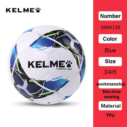 KELME - Balón de fútbol profesional, balones de entrenamiento para partidos de equipo, cosido a máquina, TPU, rojo y verde, tallas 3, 4 y 5, 9886130 