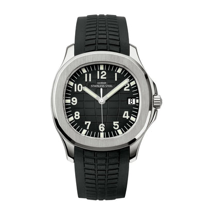 2021 New Arrivals Mens Watches Top Brand Luxury Fashion Wristwatch Stainless Stee Case Rubber Strap Watch 50m Waterproof Clock