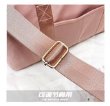 Outdoor Waterproof Nylon Sports Gym Bags Men Women Training Fitness Travel Handbag Yoga Mat Sport Bag with shoes Compartment