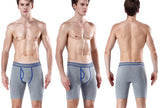5Pcs Set Long Boxer Men Underwear Male Underpants Panties Sexy Clavin Underware Calzones BoxerShorts Boxer Shorts Homme Trunk