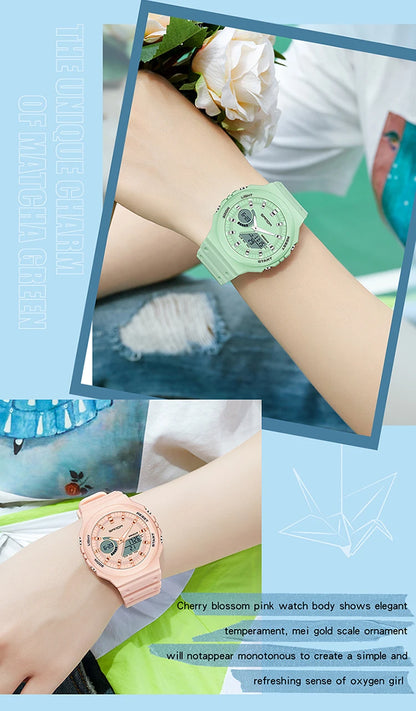 SANDA Outdoor Sports Watches Men Ms LED Digital Watches Military Waterproof Date Electronic Watch Boy Girl Relogio Masculino
