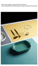 60/40cm Oversized Food Grade Silicone Waterproof Placemat Heat Insulation Anti-Skidding Washable Table Mat For Kitchen Dinner