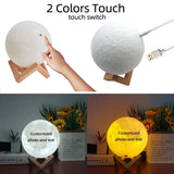 3D Printing Moon Lamp Personalized Photo Text Customized USB Night Light Birthday Mother Day Valentine's Christmas Lunar Gift