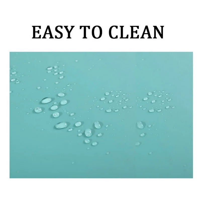 60/40cm Oversized Food Grade Silicone Waterproof Placemat Heat Insulation Anti-Skidding Washable Table Mat For Kitchen Dinner