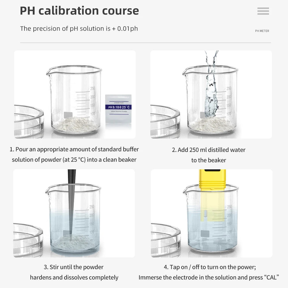 Medidor de TDS 0-9990 ppm Medidor de pH digital 0,01 pH Medidor de agua de alta precisión con bolígrafo Medidor de TDS y pH 0-14 pH Medidor de PPM LCD Filtro de acuario