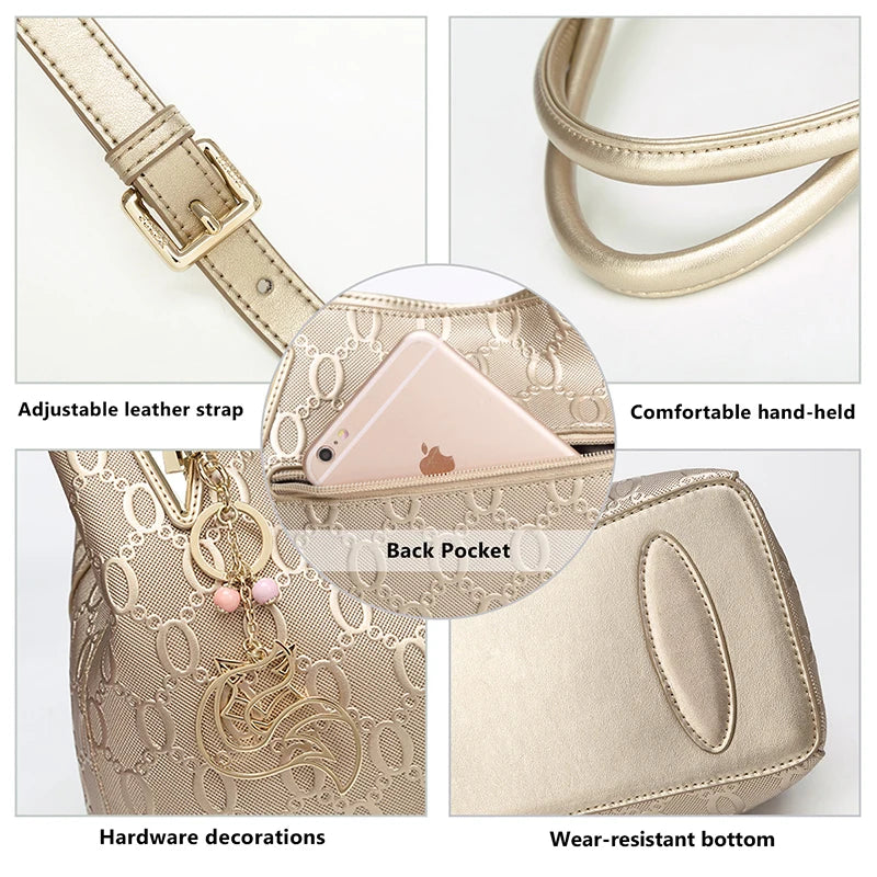 FOXER Brand Women Cowhide Women's Shoulder Bag Female Split Leather Handbag Fashion Lady Tote Large Capacity Top Handle Bag