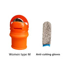 Silicone Thumb Knife Finger Protector Gears Cutting Vegetable Harvesting Knife Pinching Plant Blade Scissors Garden Tools