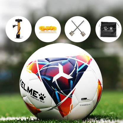 KELME - Balón de fútbol profesional, balones de entrenamiento para partidos de equipo, cosido a máquina, TPU, rojo y verde, tallas 3, 4 y 5, 9886130 
