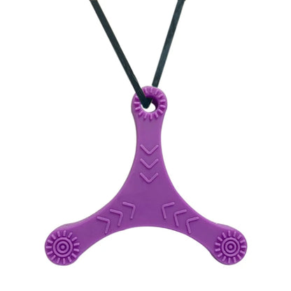 Collar sensorial para masticar, paquete de colgante de silicona para masticar, juguete de entrenamiento y desarrollo para bebés en dentición, autismo y ansiedad.