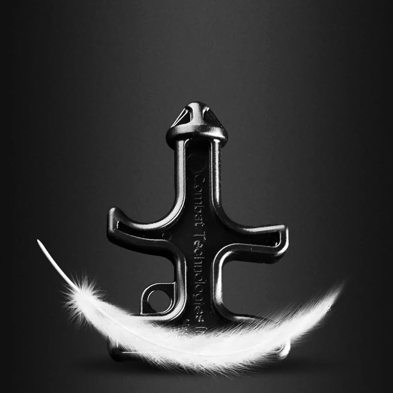 Llavero Personal de Defensa, herramienta de seguridad táctica para exteriores, nailon negro, protección de taladro Stinger, para hombres y mujeres