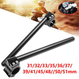 Motorcycle Universal 7/8"22mm Handlebar Aluminum Riser Rised Adjustable CNC Handlebar Clip-Ons Fork Handle Bars Clip Ons