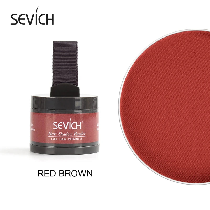 Pó para Preenchimento de Raiz Sevich 4g – Maquiagem Unissex para Disfarçar Falhas no Couro Cabeludo e Contornar a Linha do Cabelo – Cobertura Natural