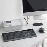 Rapoo 9900M Multi-Mode Bluetooth Wireless Keyboard and Mouse Combo Connect Up to 4 Devices Ultra-Slim Keyboard and Laser Mouse