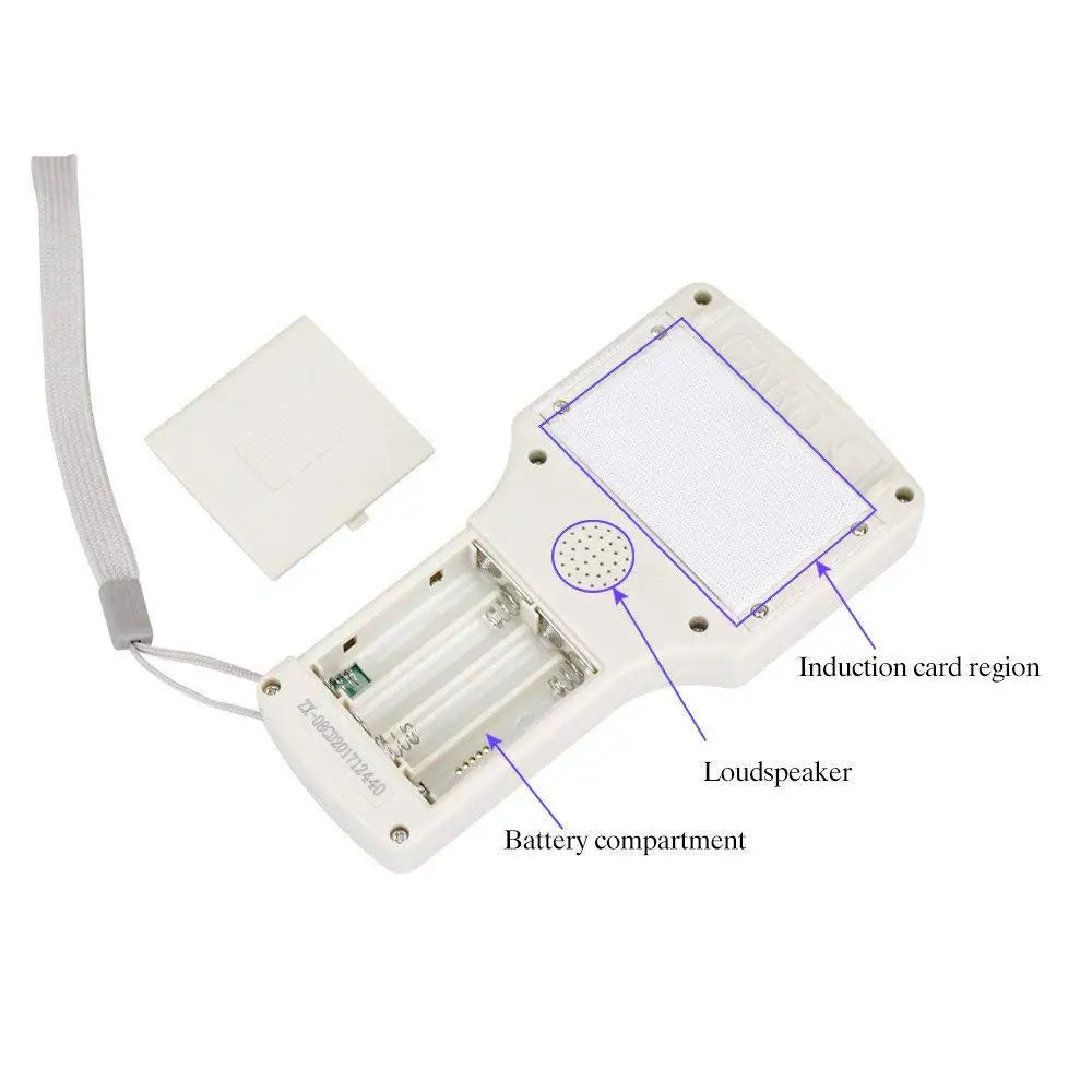 Lector/escritor RFID de 10 frecuencias, copiadora, duplicadora IC/ID con cable USB para tarjetas de 125 Khz y 13,56 Mhz, duplicadora de pantalla LCD.