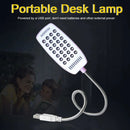 Ultra Bright 28/6LEDs Reading Lamp LED USB Book Light Flexible Table Lamps Night Lamp for PC Computer