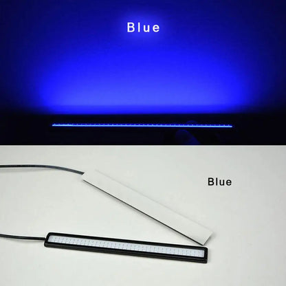 1/2PCS 17cm COB LED 12V Daytime Running Lights Trunk Waterproof Auto Driving DRL Fog Lamp Car Styling Turn Signal Plate Light