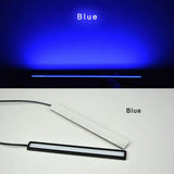1/2PCS 17cm COB LED 12V Daytime Running Lights Trunk Waterproof Auto Driving DRL Fog Lamp Car Styling Turn Signal Plate Light