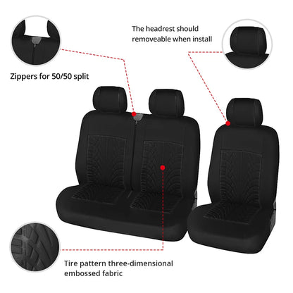 2+1Car Seat Covers Universal For Most Car Seat Protector Cover 1/2pcs Car seat covers  Auto Interior Accessories