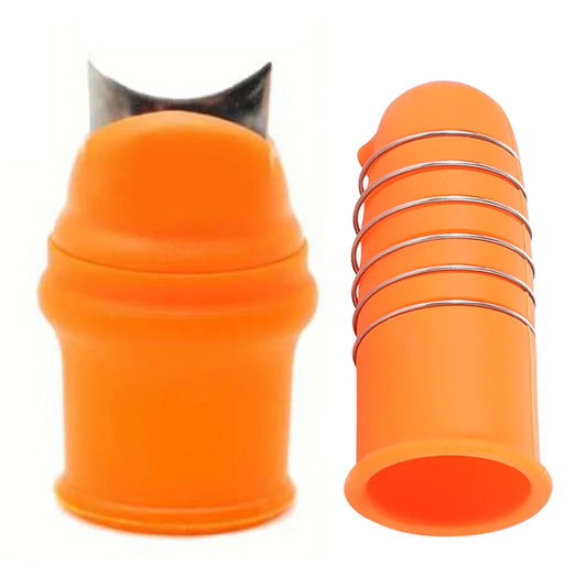 Silicone Thumb Knife Finger Protector Gear Cutting Vegetable Harvesting Knife Pinching Plant Blade Scissors Garden Tools