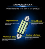 1pcs Festoon 31mm 36mm 39mm 42mm Car interior lights ceiling light License Plate Lamp Internal reading light Map light Dome lamp