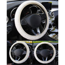 Universal 37-39cm Pink Steering Wheel Cover Warm Plush Steering Wheel Cover For Winter Anti-slip Car Accessories Interior Parts