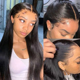 HD Lace Front Human Hair Wigs Straight 13x4 13x6 Transparent Lace Frontal Human Hair Wigs Pre-Plucked HD Lace Wigs For Women