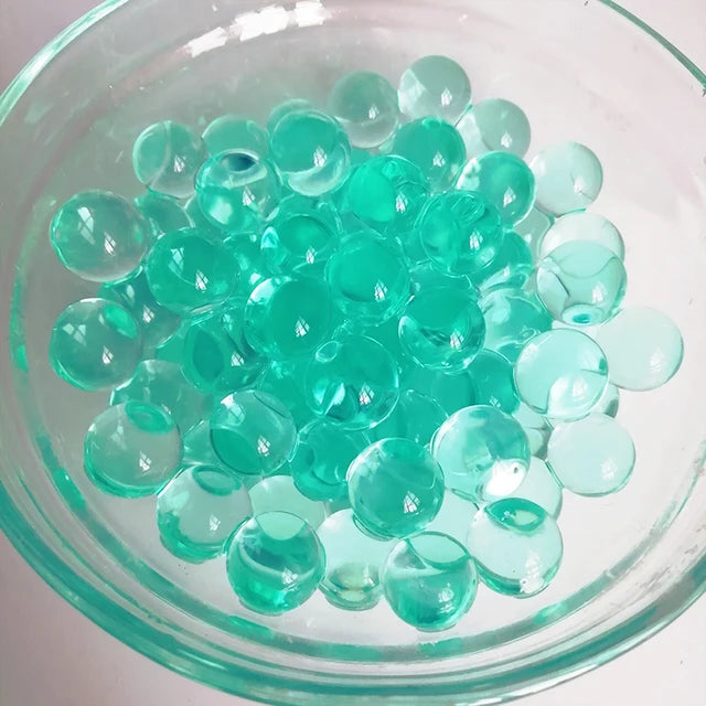600 unidades/bolsa de perlas de agua de cristal para suelo, bolas de hidrogel Orbiz para cultivo, grandes flores decorativas para decoración del hogar y bodas. 