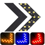 1x Car Styling LED Turn Signal Light Rear View Mirror Arrow Panels Indicator Light Rearview Mirror Signal bulb 12V 14 SMD Yellow