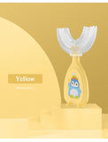 Children's 360 Degree Infant U-shaped Toothbrush Baby Health Teethers Soft Silicone Baby Brush Kids Teeth Oral Care Cleaning