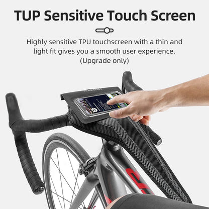 ROCKBROS Waterproof Bike Sweatband Cycling Riding Trainer Indoor Sweat Absorbing Cover Net Sports Frame MTB Bike Accessories